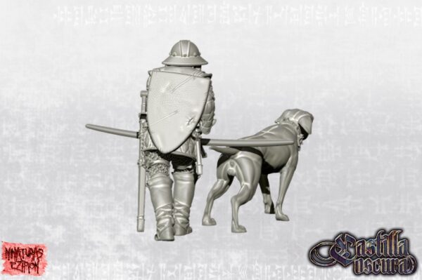 English Yeoman with warhound - x2