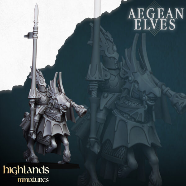 Aegean Elves Mounted Dragon - x1