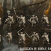 Elven Royal Guard Spear and Shield - x12
