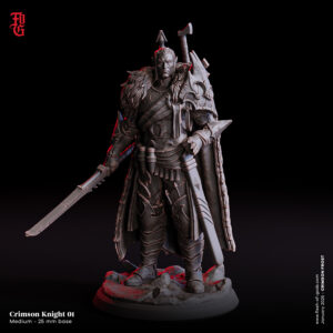 Crimson Knight (Pose 1)