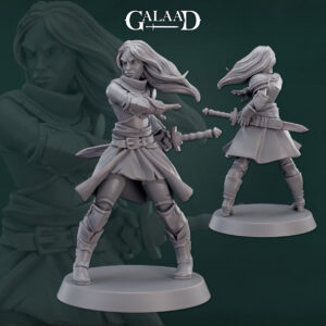 Female sword fighter