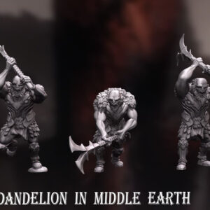 Mighty Orc of Northern Mountain (Two Handed Axe Version) - x3