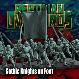 Gothic Knights on Foot - x5