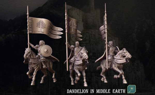 Captain of Ivory Tower Mounted - x1