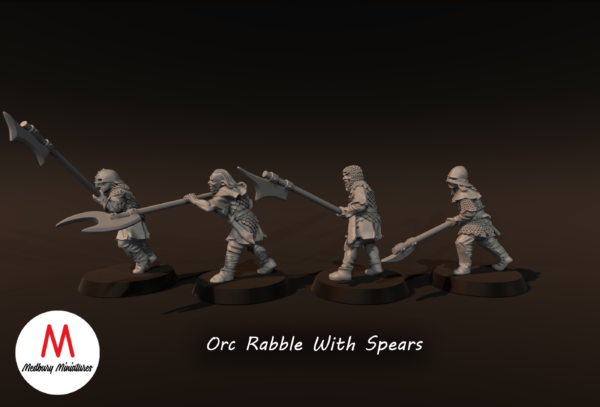 Orc Rabble With Spears - x1