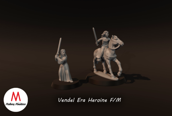Vendel Era Heroine Mounted - x1