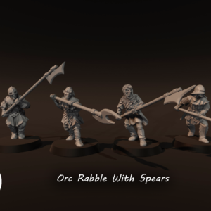 Orc Rabble With Spears - x1