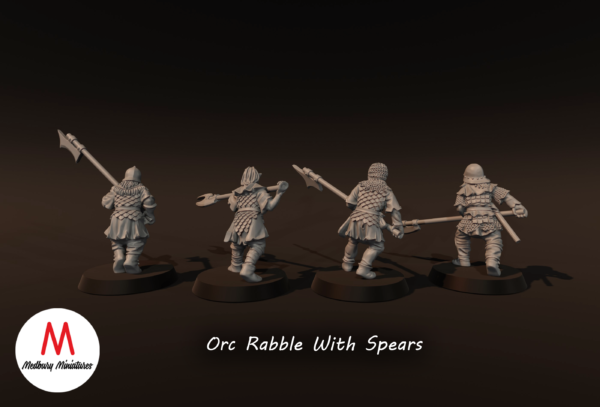 Orc Rabble With Spears - x1