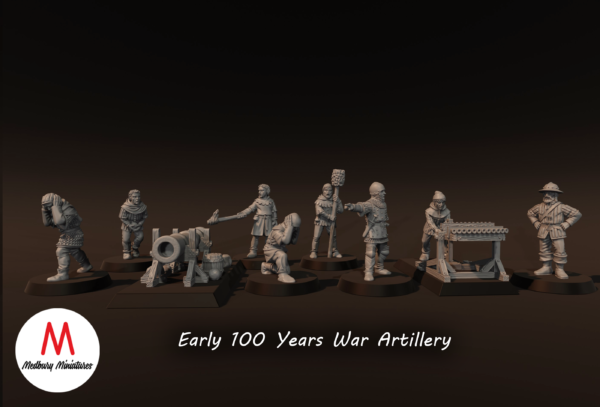 100 Years War Artillary - x10