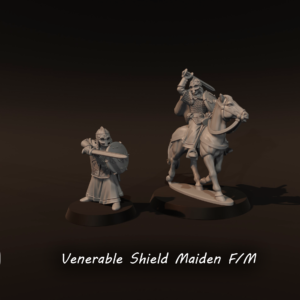 Venerable Shield Maiden on Foot - x1