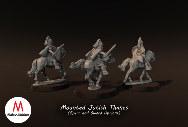 3759011916fa0fb9f9a2dc10030c202d-2.png Mounted Jutish Thanes (Sword Option) - x1