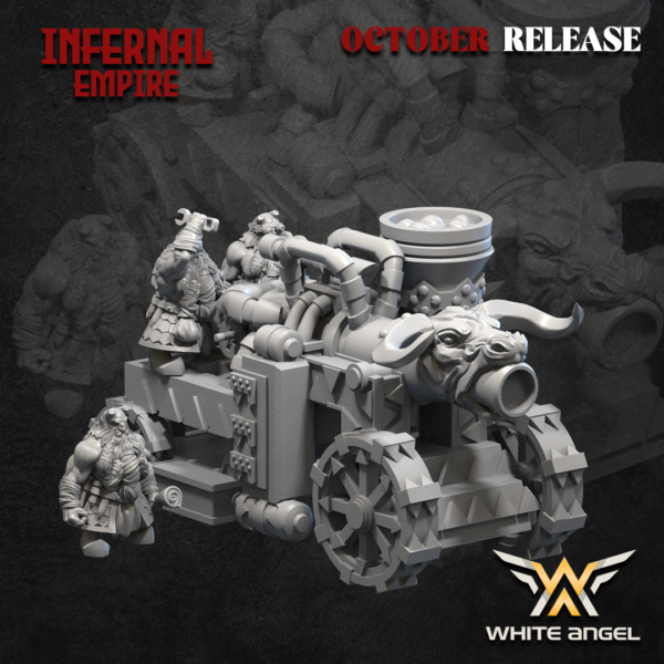 Infernal Cannon - x1 + Crew - x3 - Infernal Empire