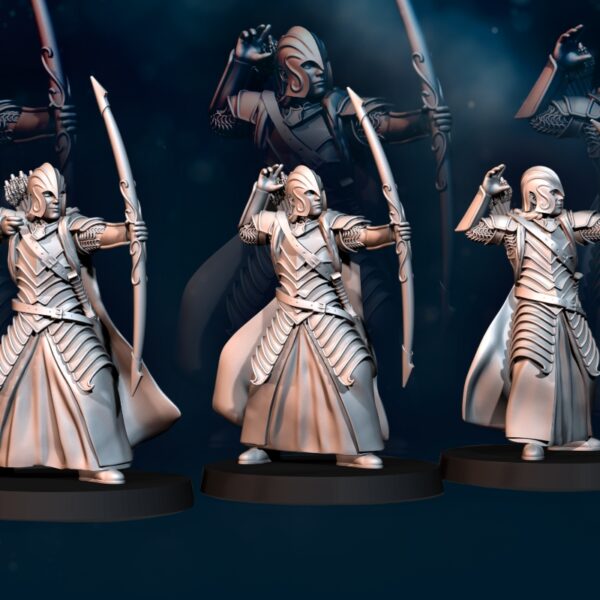 Bloody Elf Warrior with Bow - 6x