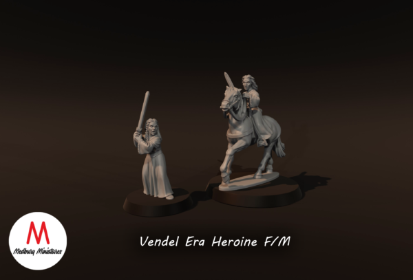 Vendel Era Heroine Mounted - x1