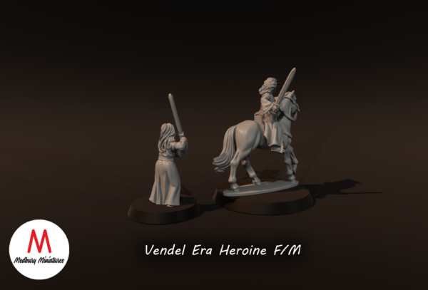 Vendel Era Heroine Mounted - x1