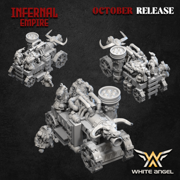 Infernal Cannon - x1 + Crew - x3 - Infernal Empire