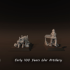 100 Years War Artillary - x10