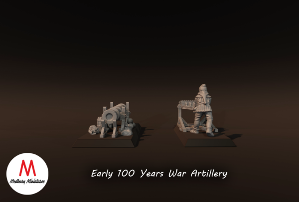 100 Years War Artillary - x10