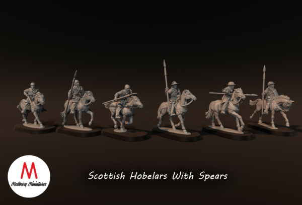 Scottish Hobelars With Spears - x6