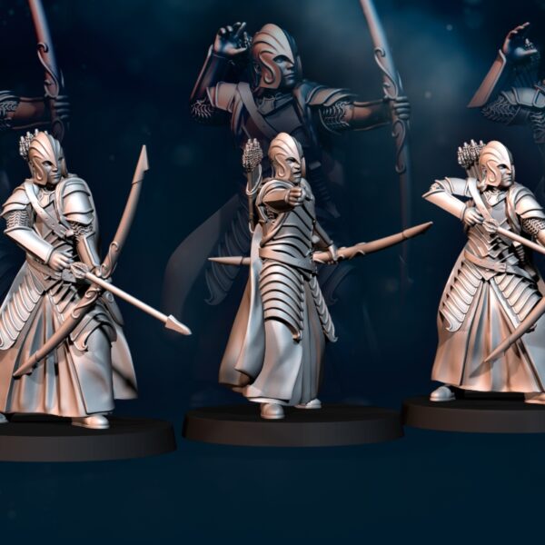 Bloody Elf Warrior with Bow - 6x