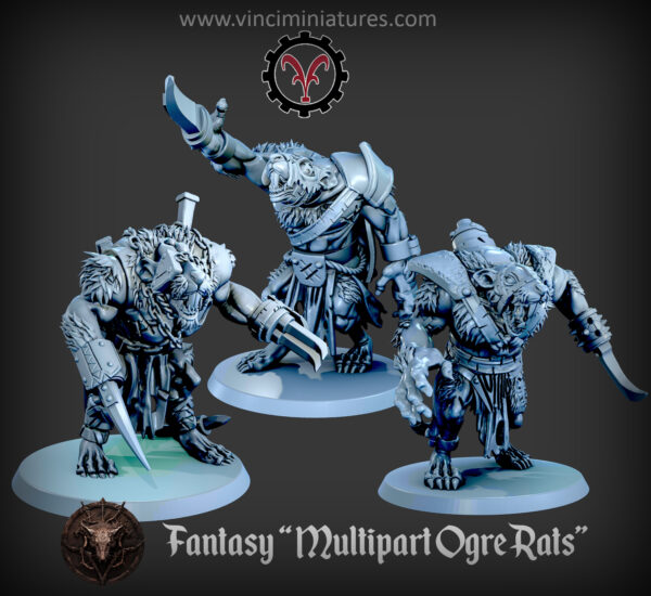 Multipart Ogre Rats - x1