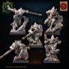 Kuaxotl Unit with blowpipes  set 01 - Lost Kingdom - wydruk 3D
