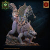 Citlallicue, Cipactli Heroine on Deinosuchus - Lost Kingdom - wydruk 3D
