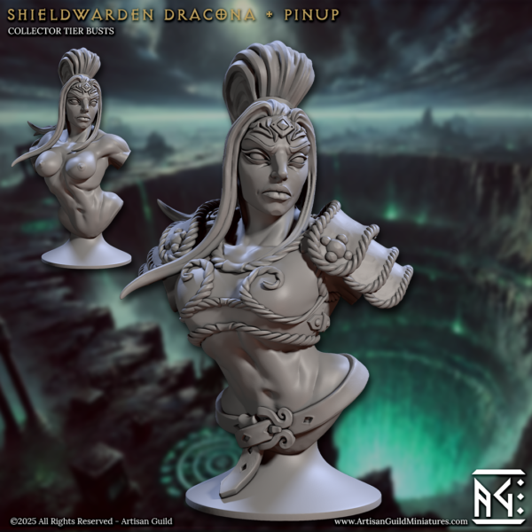 0a4f2ff8a9b76151a41d93c6b0817189.png BUST - Shieldwarden Dracona - Pinup (NSFW) - x1