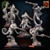 Kuaxotl Unit with blowpipes  set 02 - Lost Kingdom - wydruk 3D