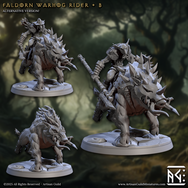 Faldorn Warhog Rider - B  - x1