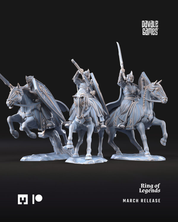 Galanthir elves cavalry - 6x