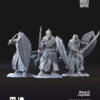 Galanthir elves with sword and shield - 6x