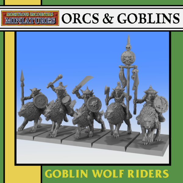 Goblin Wolf Rider - x1