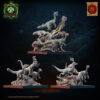 Compsognathus Swarm x3 - Lost Kingdom - wydruk 3D