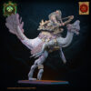 Itzcueye, Cuetpalli Heroine on Ceratomimus - Lost Kingdom - wydruk 3D