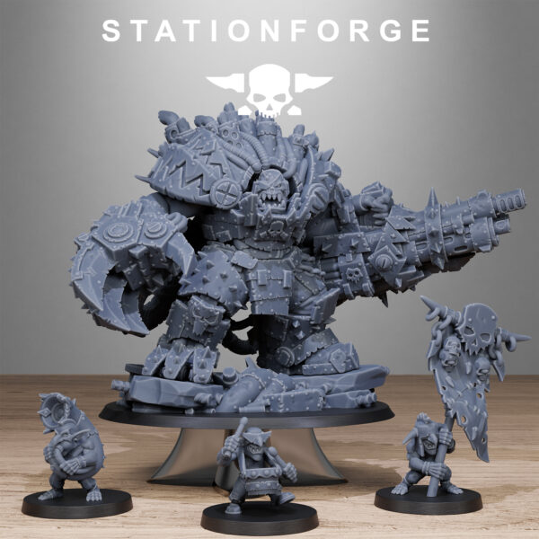 45b07eae6c23876bbff1fa409f80510a.jpg Orkaz Grand Nutta 3.0 - x1 (With Grots - x3)