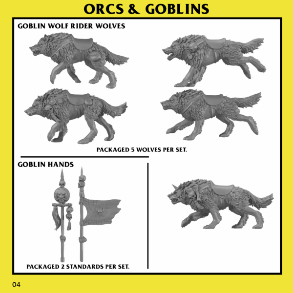 Goblin Wolf Riders Unit - x5