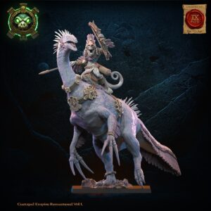 Kuaxotl Heroine on Istetlueyak - Lost Kingdom - wydruk 3D