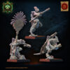 Cuetzpalli Regiment with bows CG - Lost Kingdom - wydruk 3D