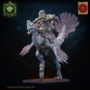 Itzcueye, Cuetpalli Heroine on Ceratomimus - Lost Kingdom - wydruk 3D