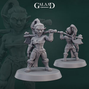 Female Goblin Barbarian