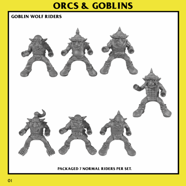 Goblin Wolf Riders Unit - x5