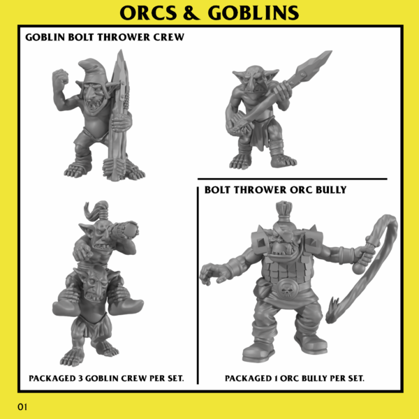 Goblin Bolt Thrower Unit - x1 + Crew - x4