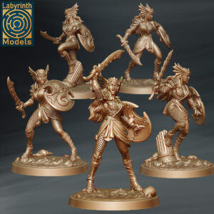 Nereid Warriors - x5