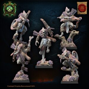 Kuaxotl Unit with bows set 01 - Lost Kingdom - wydruk 3D