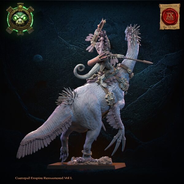 Kuaxotl Heroine on Istetlueyak - Lost Kingdom - wydruk 3D