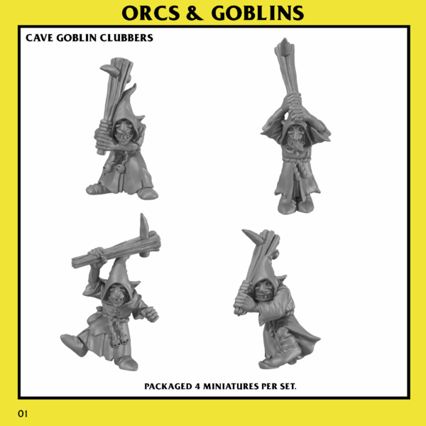 Cave Goblin Clubbers - x4