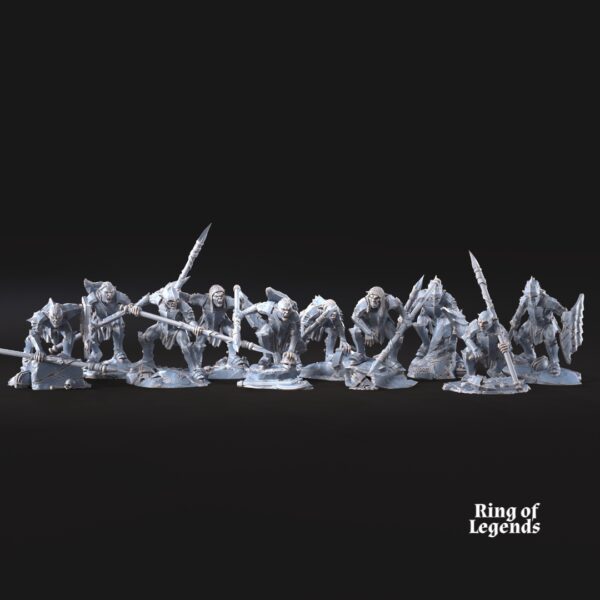 bc95332f1f191714a20da2d7a3d3aabc-1.jpg Warriors With Spear And Shield - x1