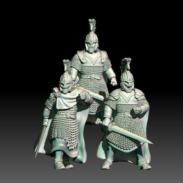 Guards with Swords - x3