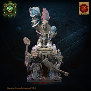 Tezcatlipoca, the Living God on Palanquin - Lost Kingdom - wydruk 3D